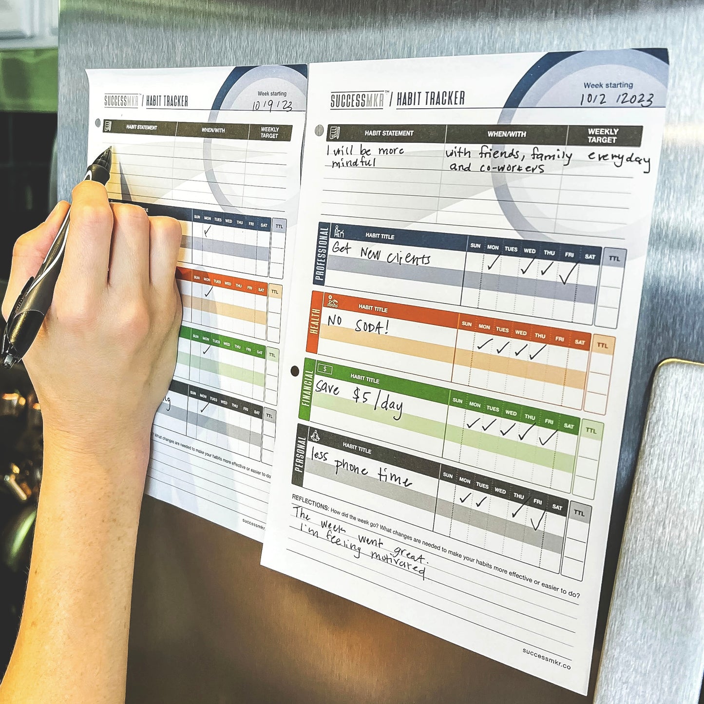 Habit Tracker Notepad