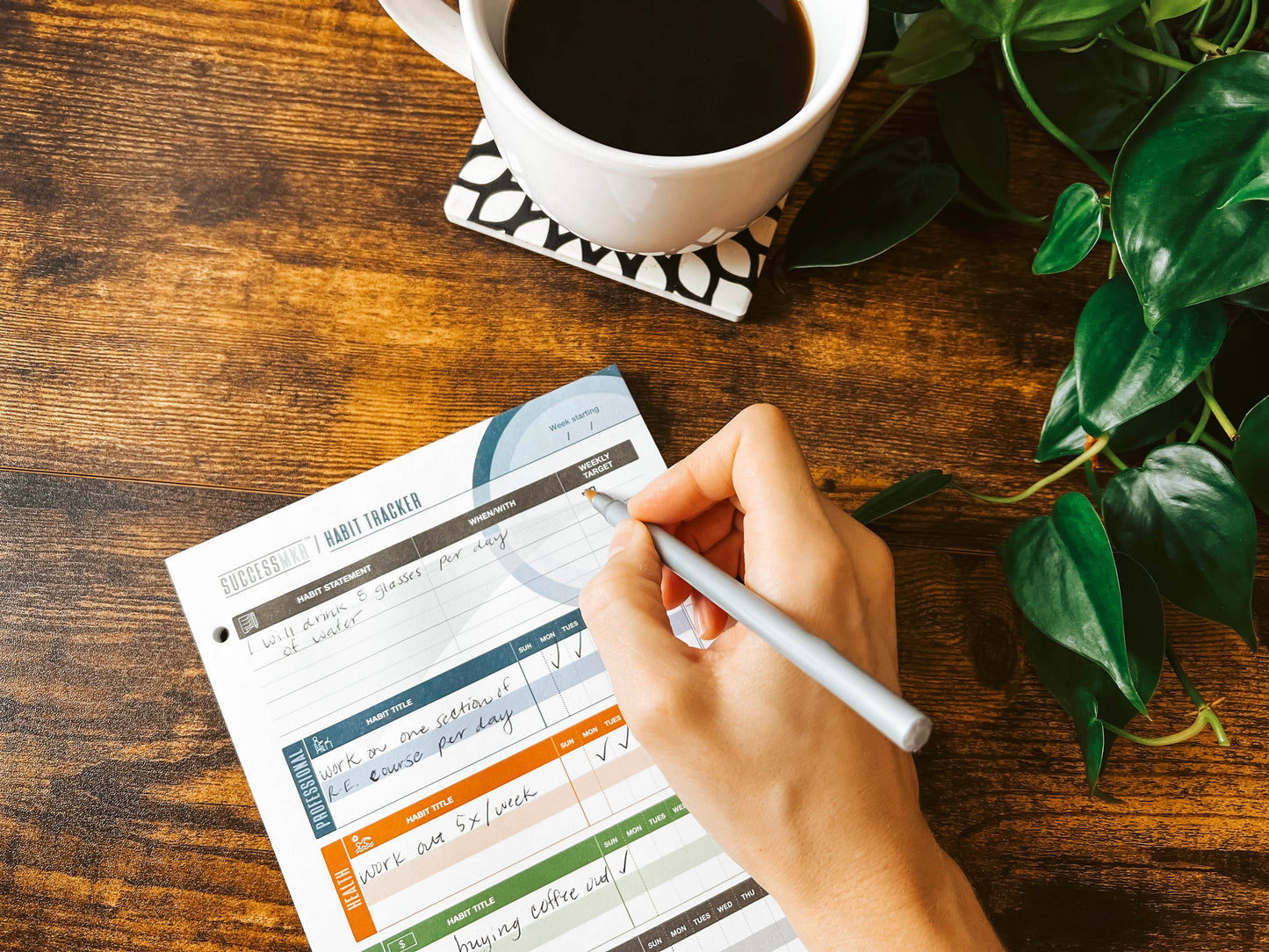 Habit Tracker Notepad